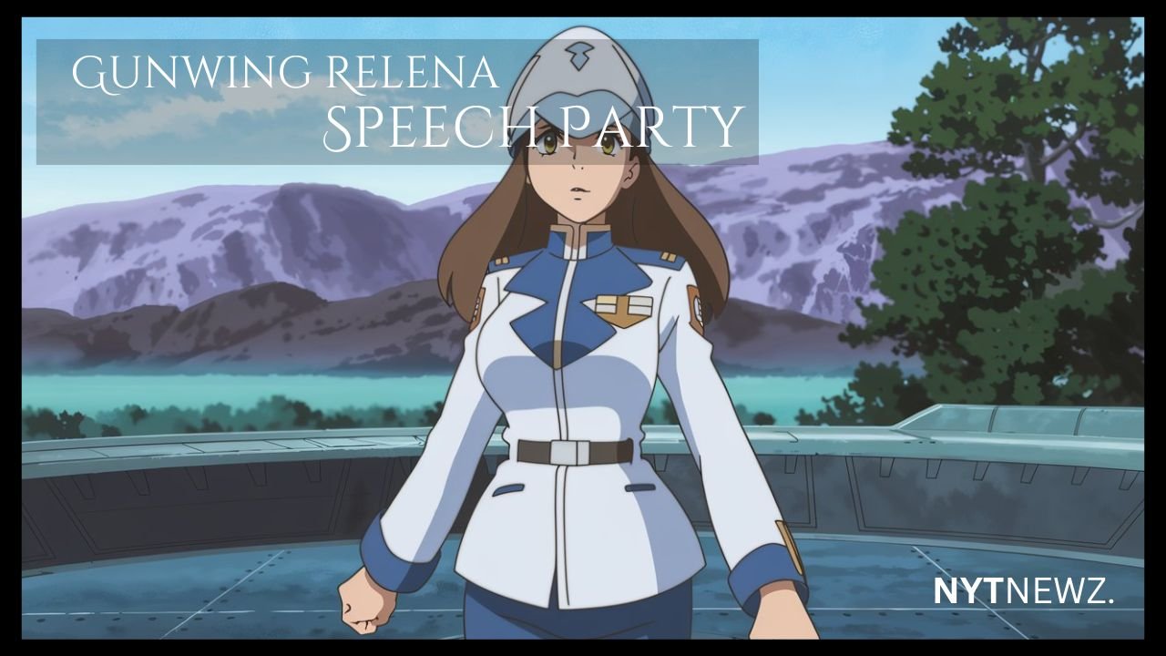 Gunwing Relena Speech Party