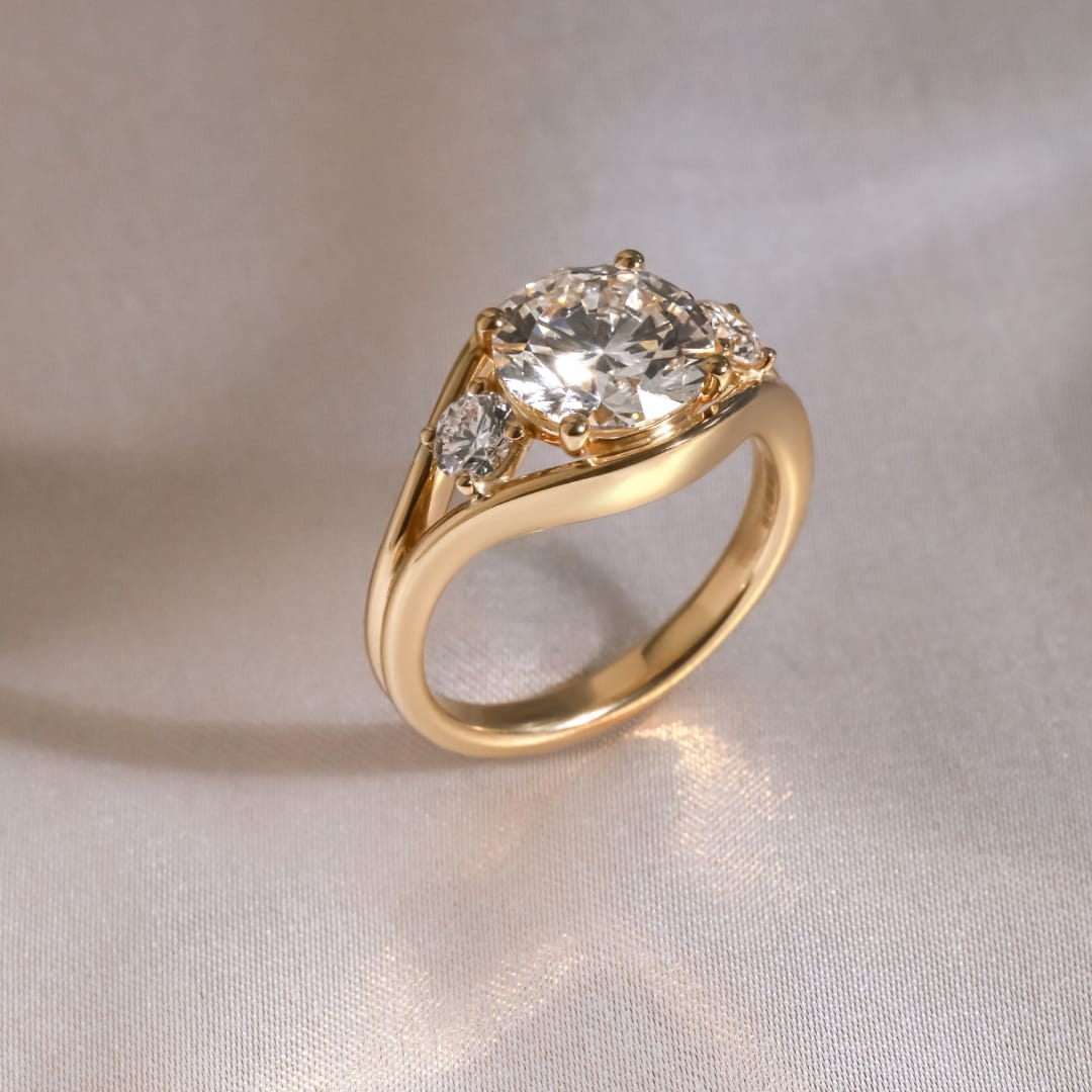 Floral Engagement Rings UK