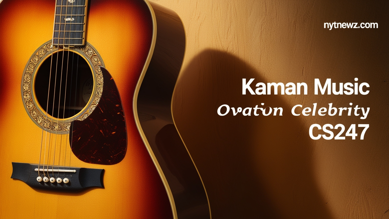 Kaman Music Ovation Celebrity Acoustic Guitar CS247