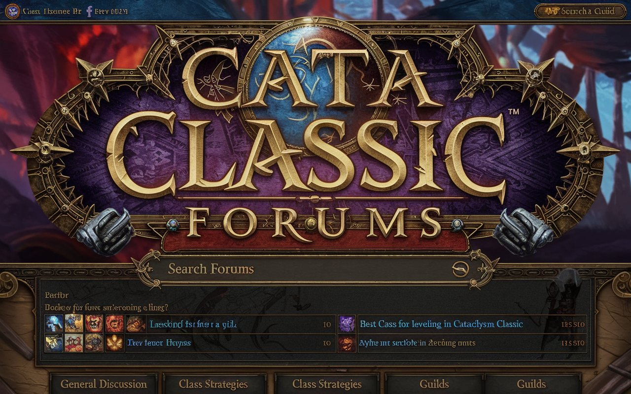 Cata Classic Forums