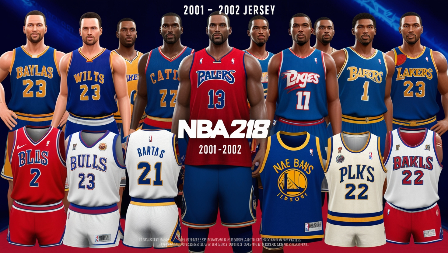 NBA 2K18 2001-2002 jersey