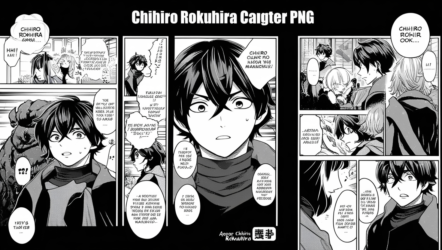 Chihiro Rokuhira Manga Panel PNG