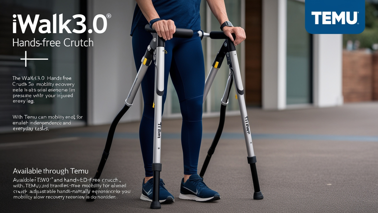 Iwalk3.0 Hands Free Crutch - Trmu